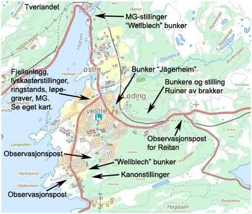 Kart Tverlandet