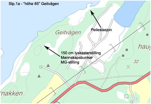 Kart Stp.1a Geitvgen