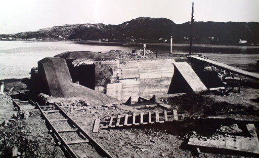 Bunker under bygging sentrum